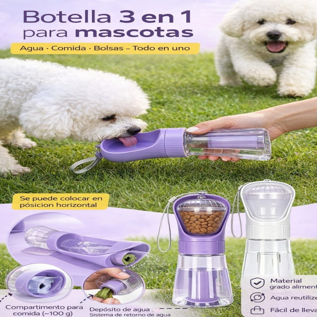 BEBEDERO PORTATIL PARA MASCOTAS