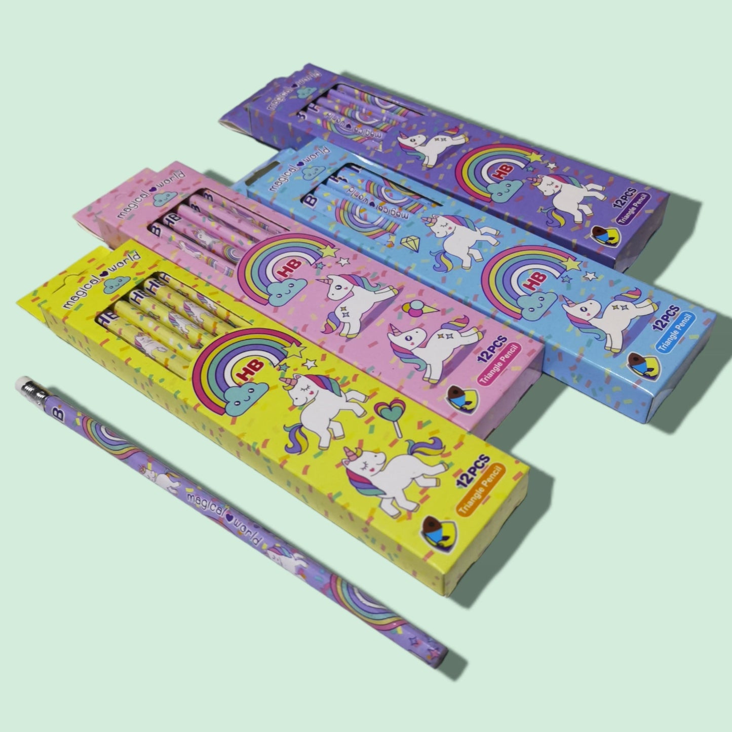 LAPICES INFANTIL 12PCS CAJITA 7004