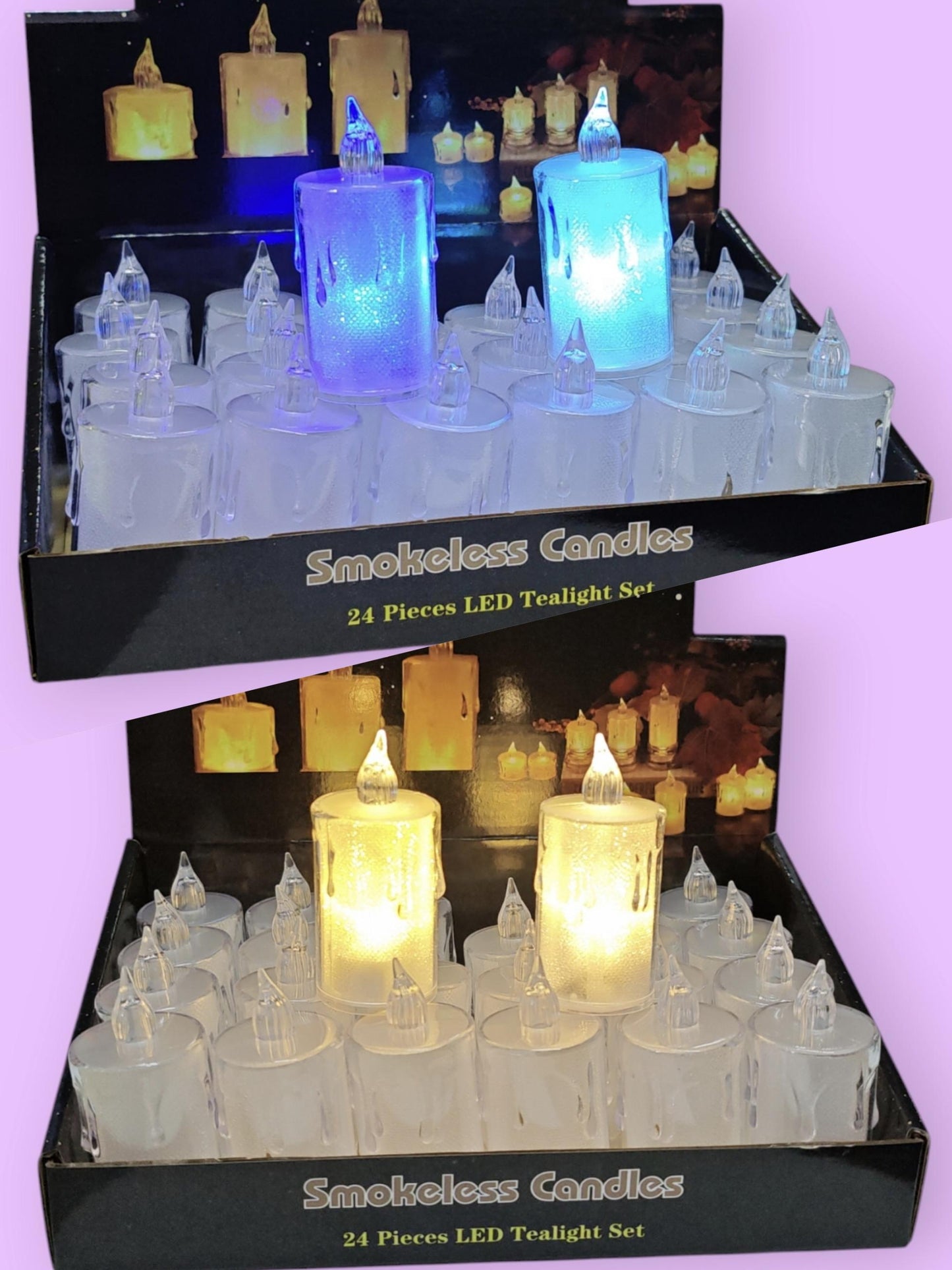 CANDELA LED CRISTAL GDE CALIDO COLOR