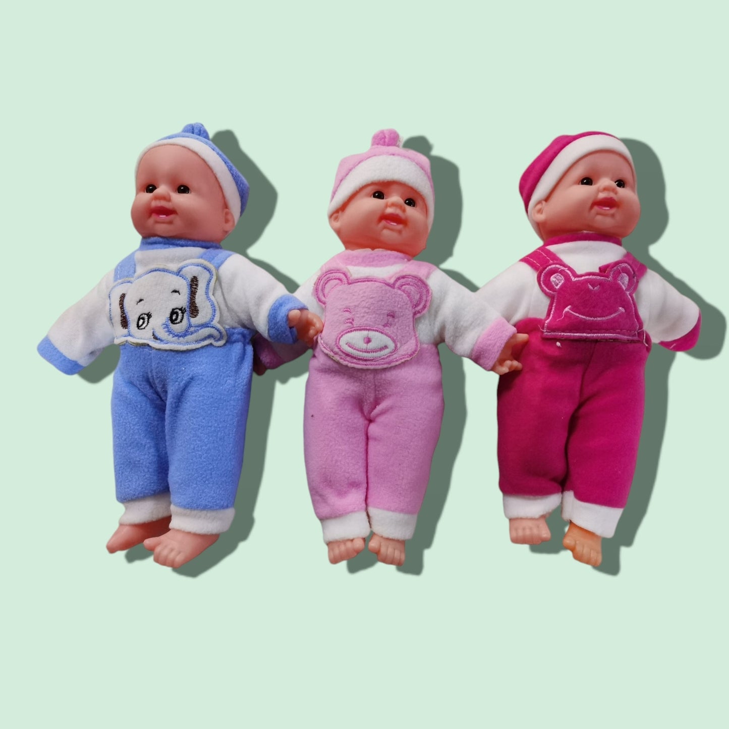 MUNECO BEBE PELON CON RISA PEQ 105-1