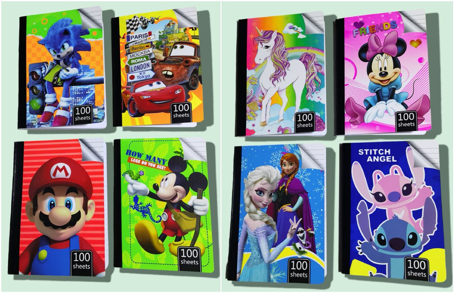 CUADERNO COSIDO A5 100HOJA