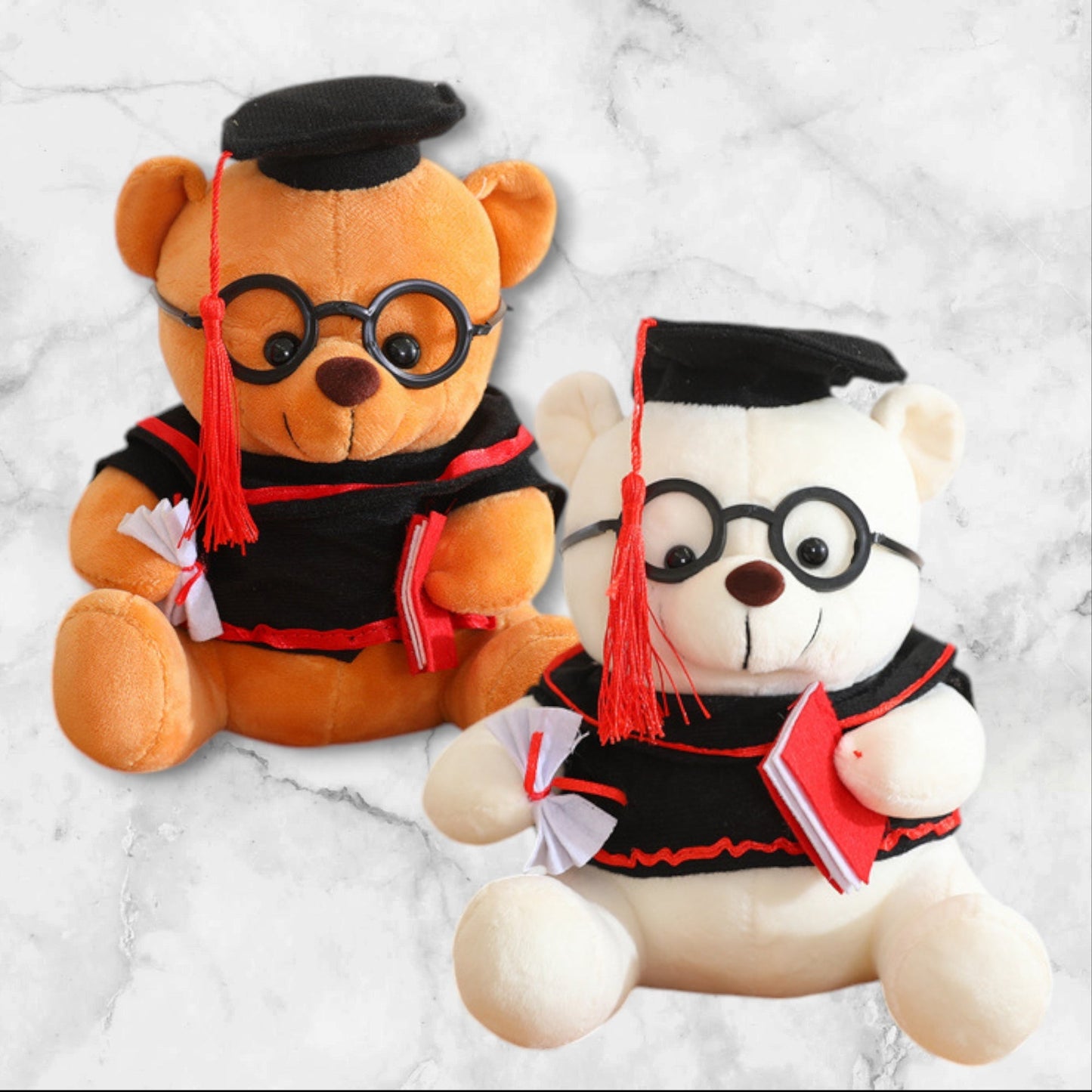 PELUCHE OSO BIRRETE 15CM