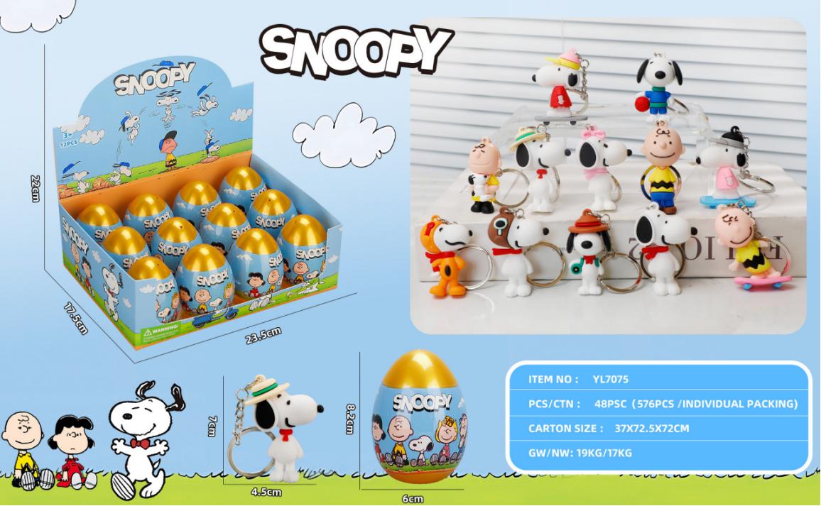 HUEVO SORPRESA SNOOPY YL7075