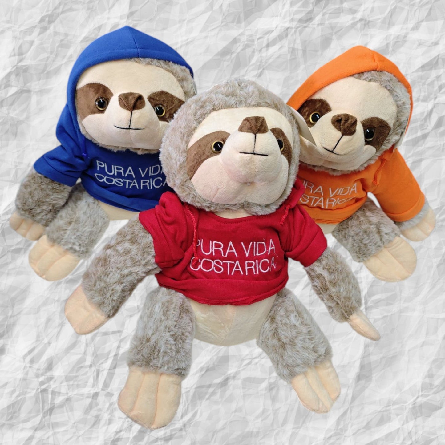 PELUCHE OSO PEREZOSO C\ROPA 30CM