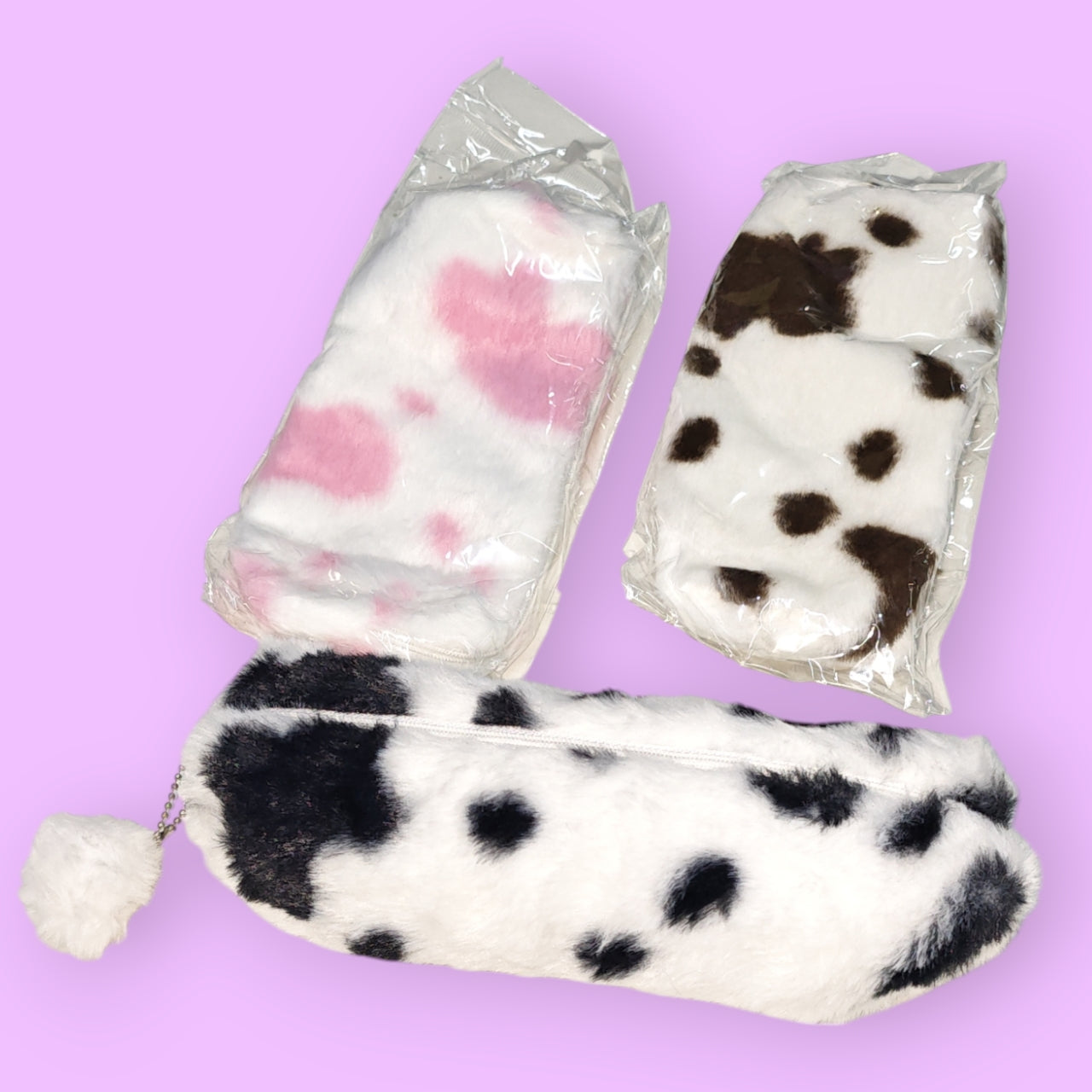 CARTUCHERA PELUDA VACA