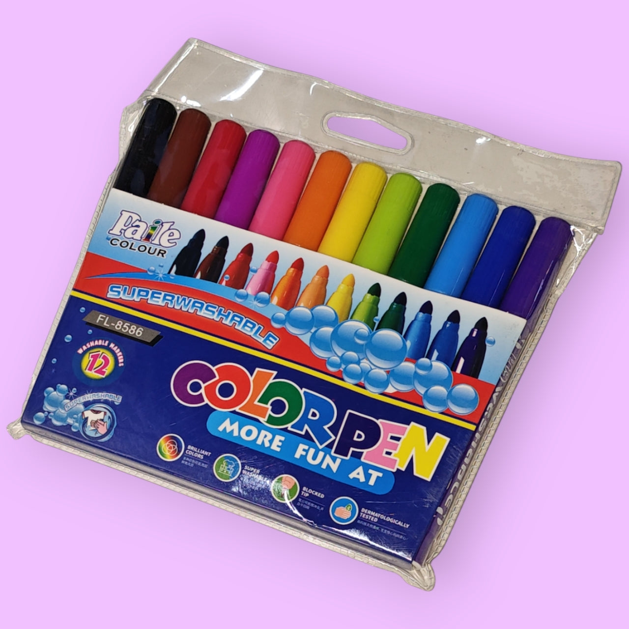 MARCADOR 12 COLOR CRUESO