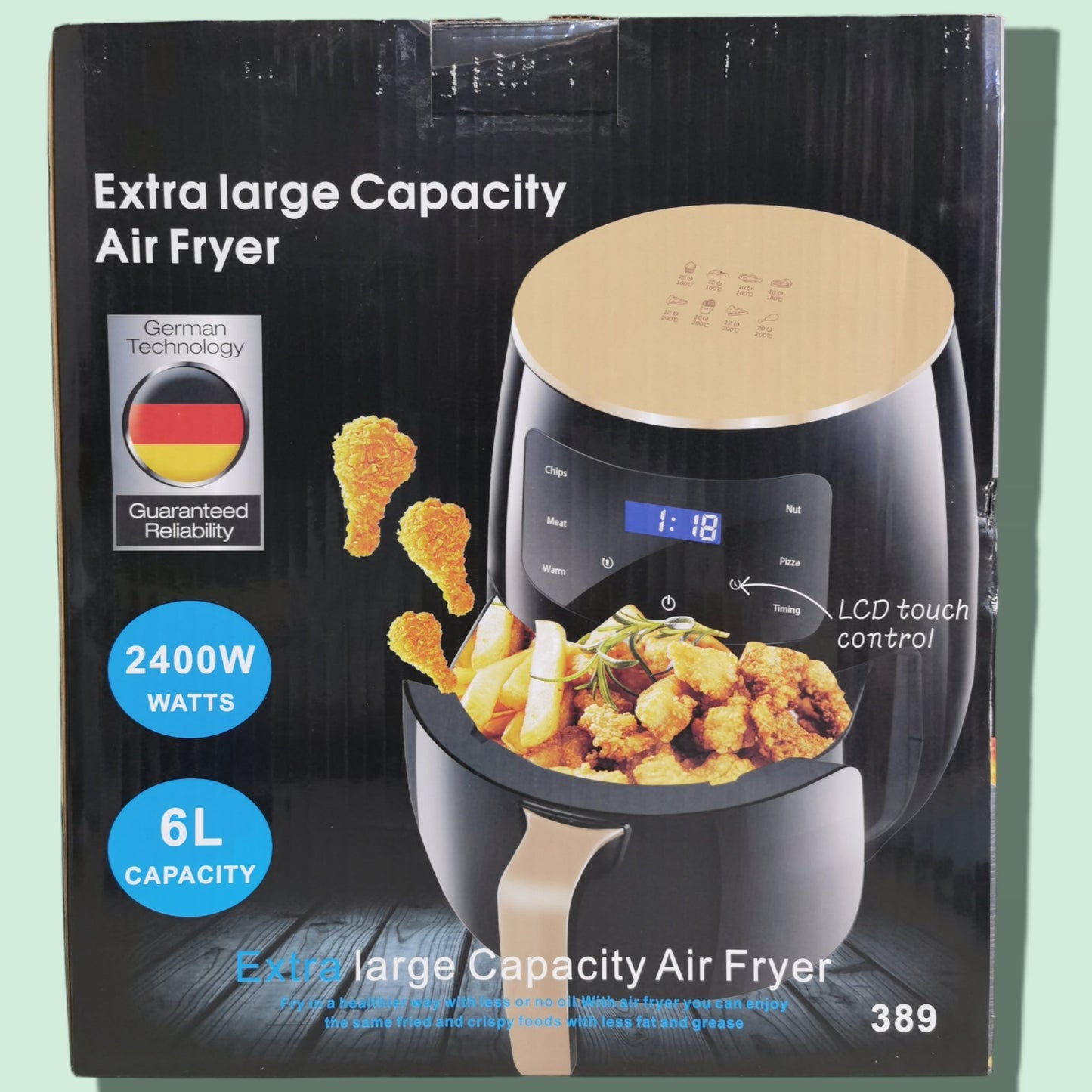 FREIDORA DE AIRE AC213-SC-18