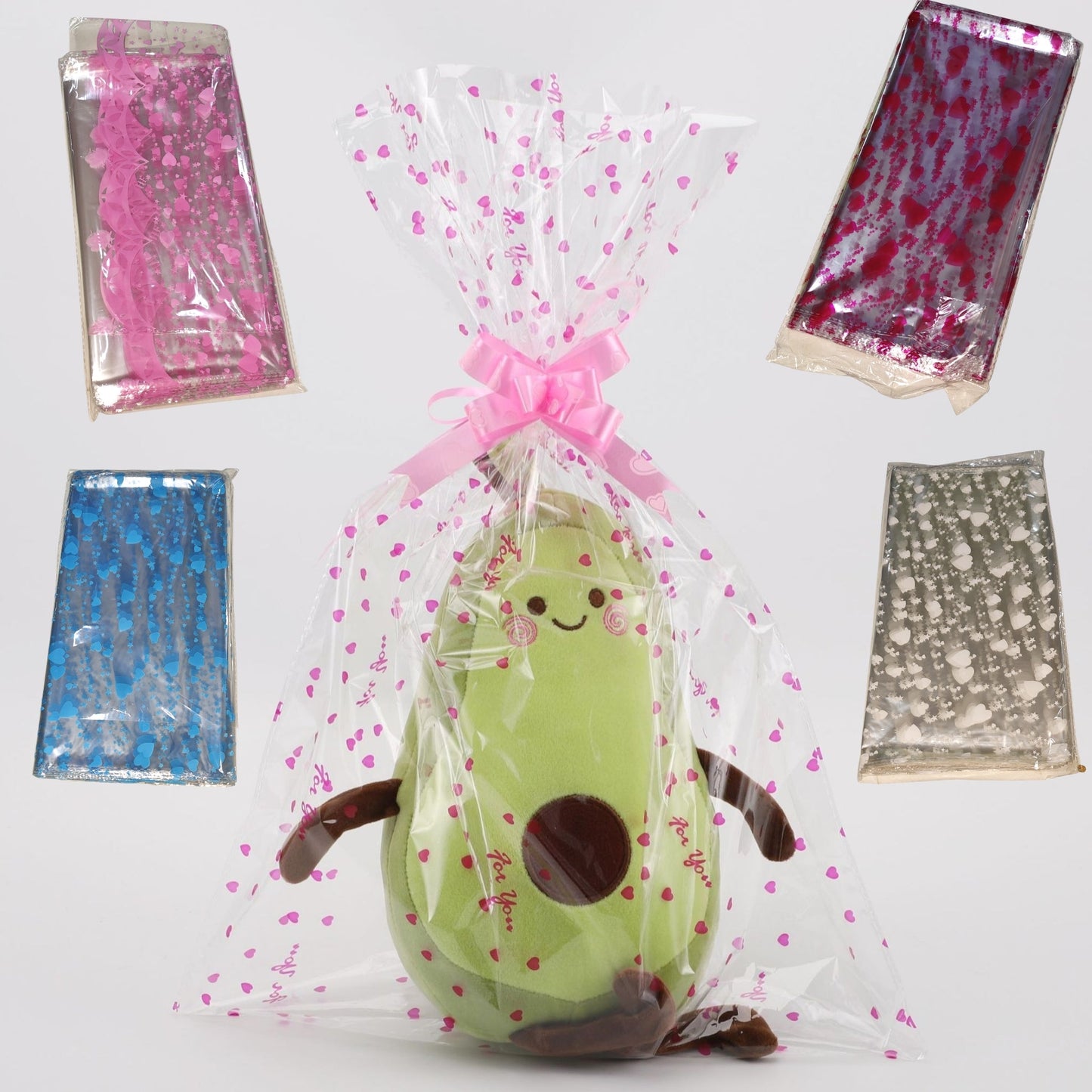 BOLSA CORAZON PVC 28*40