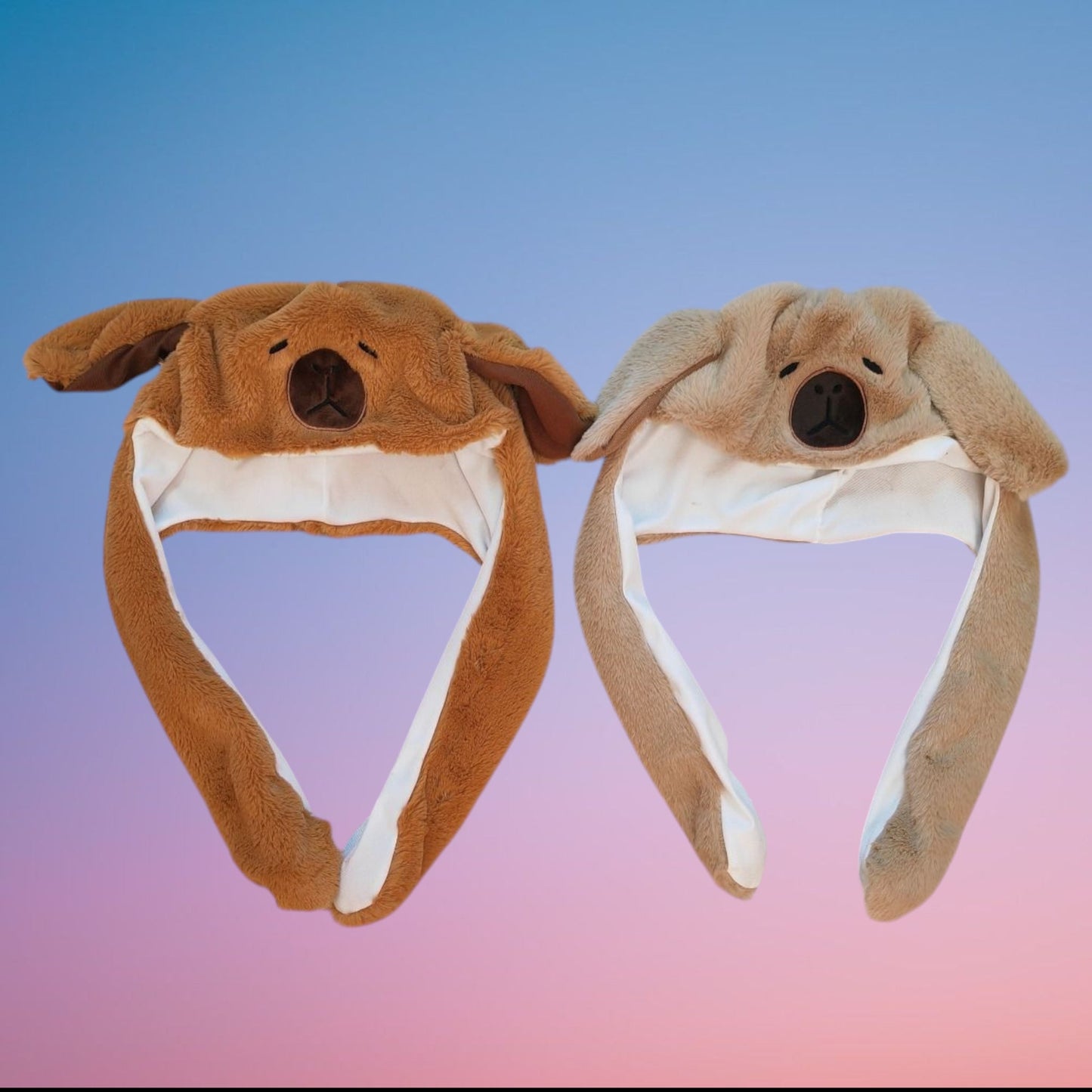 GORRA PELUDA C/ LUZ OREJA CAPIBARA