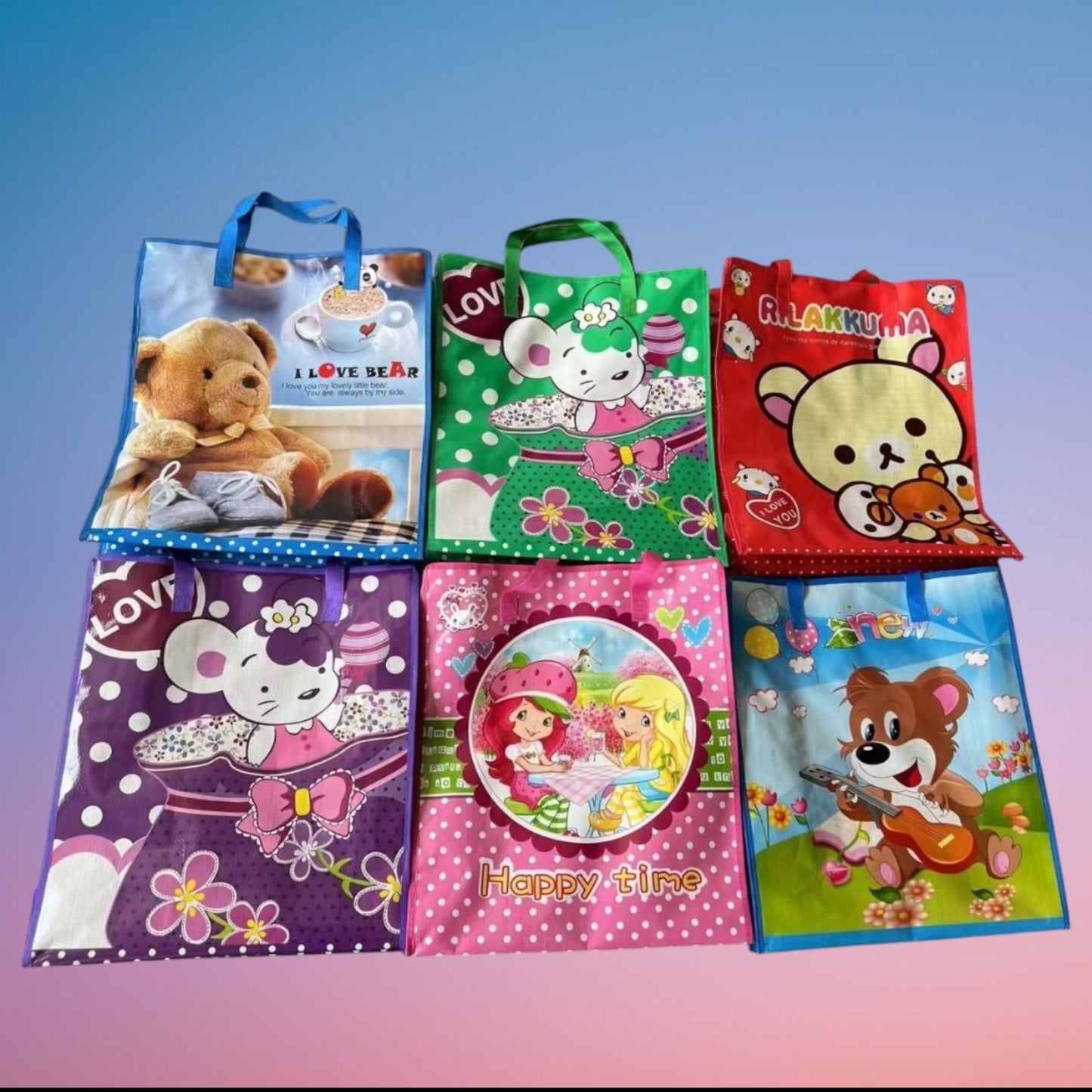 SACO MERCADO PERSONAJE 45*50*20