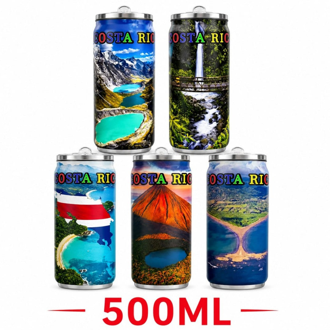 VASOS ACERO TIPO LATA 500ML COSTA RICA