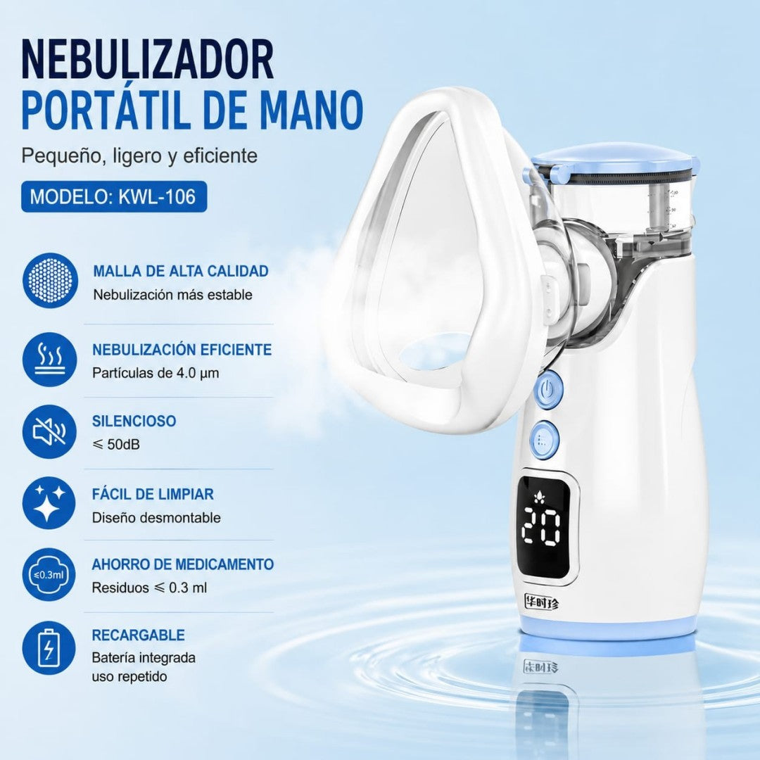 NEBULIZADOR DE MALLA PORTATIL