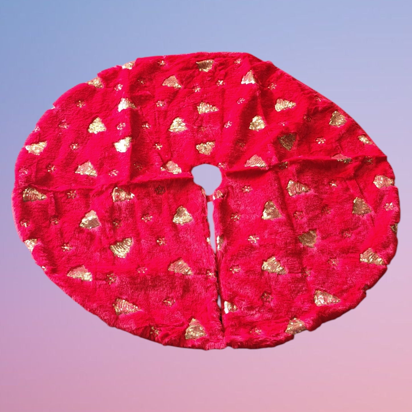 PIE DE ARBOL 90CM LENTEJUELA