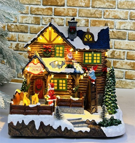 VILLA NAVIDAD LUZ SONIDO W385