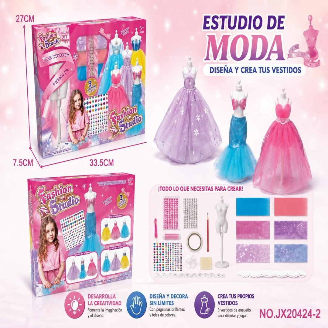 VESTIDO PARA MUNECA 3PCS JX20424-2