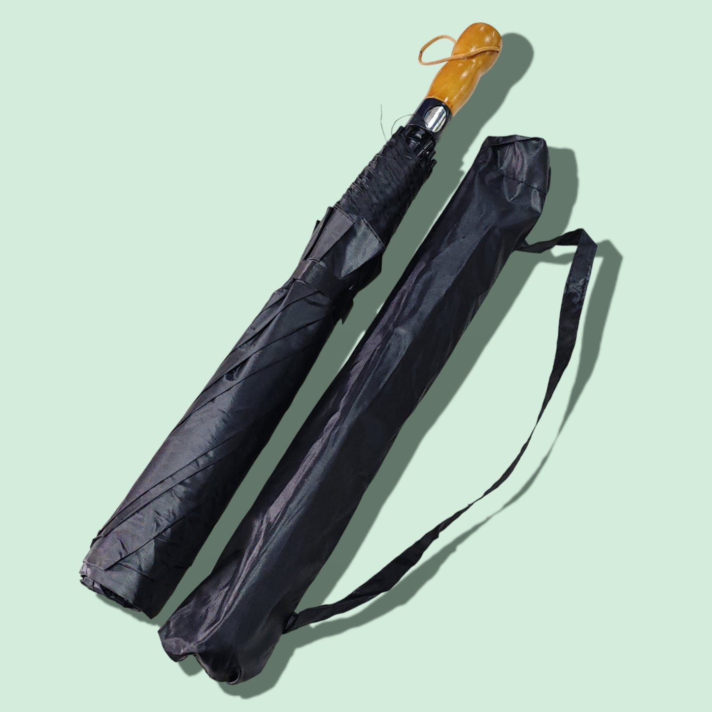 PARAGUA NEGRO MANGA MADERA 70CM