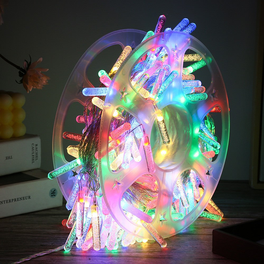 LUZ CRISTAL 150LED ROLLO 30M COLOR