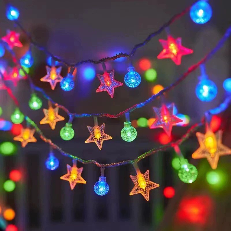 LUZ ESTRELLA 150LED ROLLO 30M COLOR