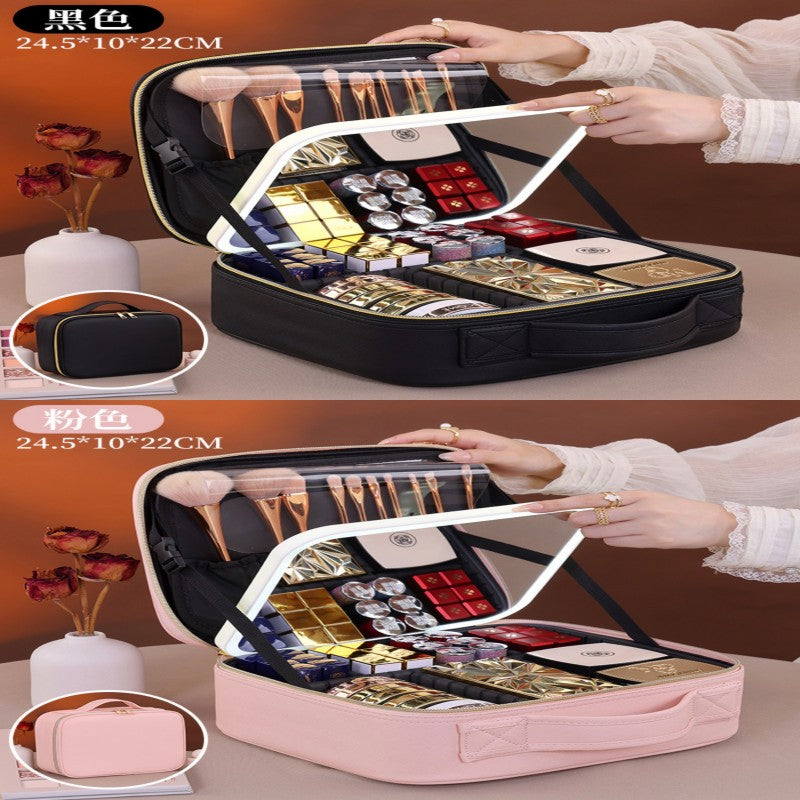 BOLSO MAQUILLAJE CON ESPEJO LUZ XR-6620