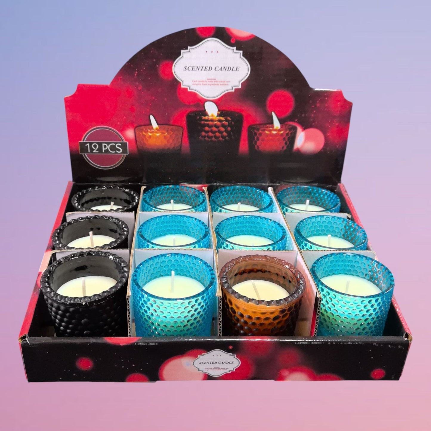 CANDELAS AROMATICAS VIDRIO BOLA