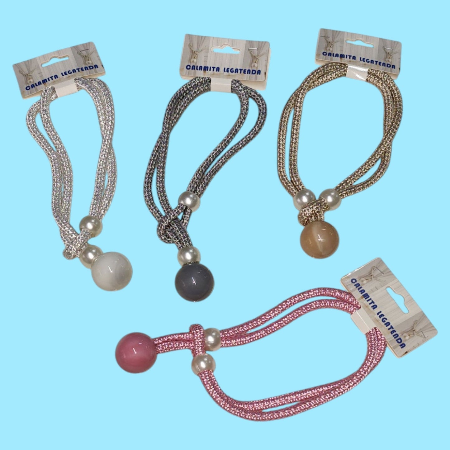 SUJETADORES DE CORTINAS BOLA