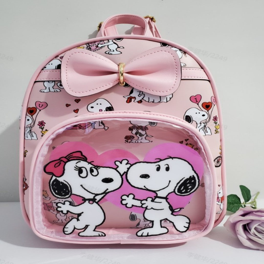 SALVEQUE SNOOPY ROSADO B 32CM