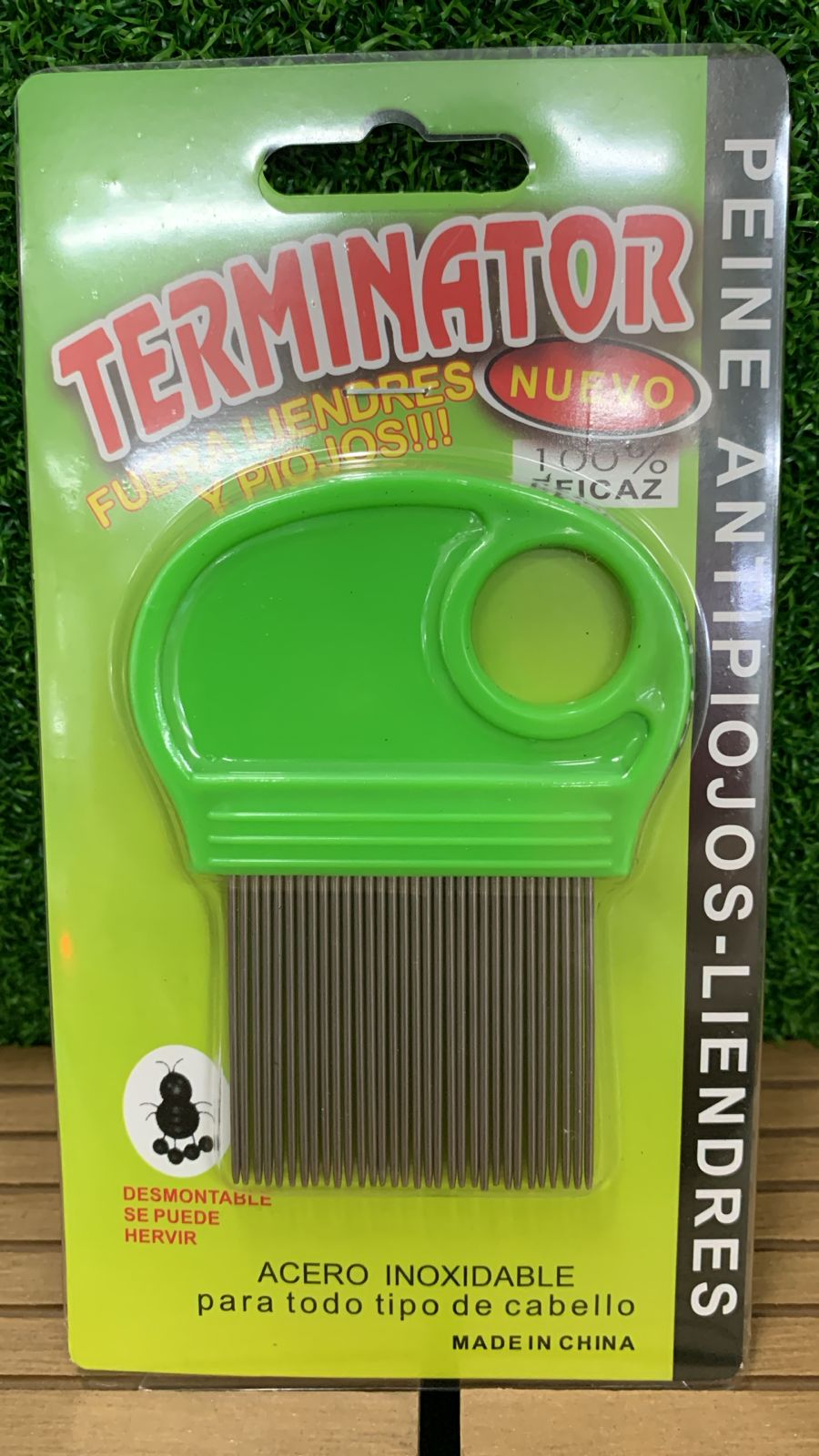 PEINE FINO ANTIPIOJOS CON CIRCULO