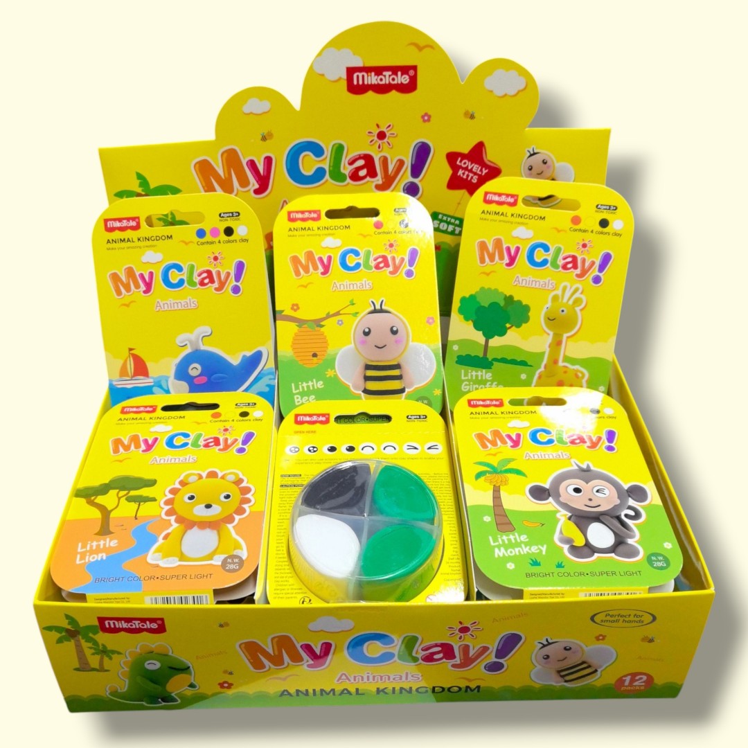 PLASTILINA CON MOLDES DE ANIMAL MK618