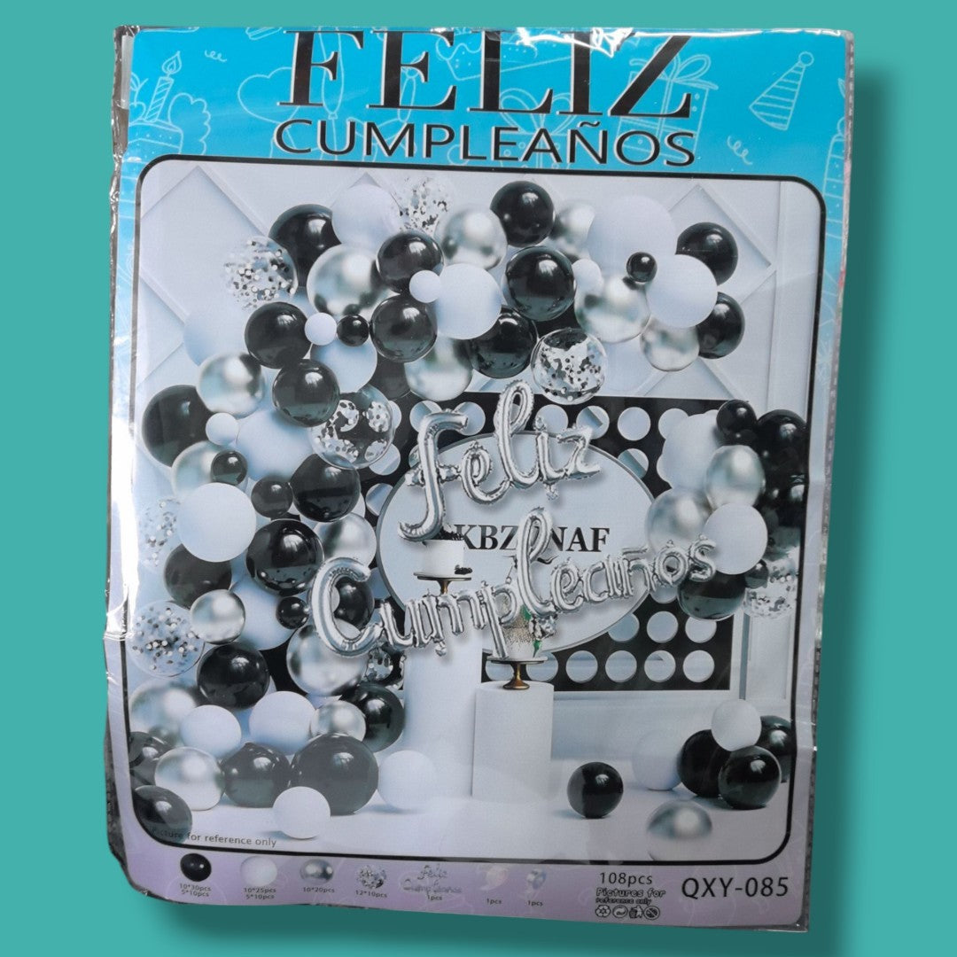 JUEGO GLOBO FELIZ COMPLE 108PCS XY-085