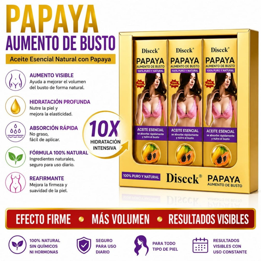 ACEITE DE PAPAYA PARA AUMENTO DE BUSTO DCK8804