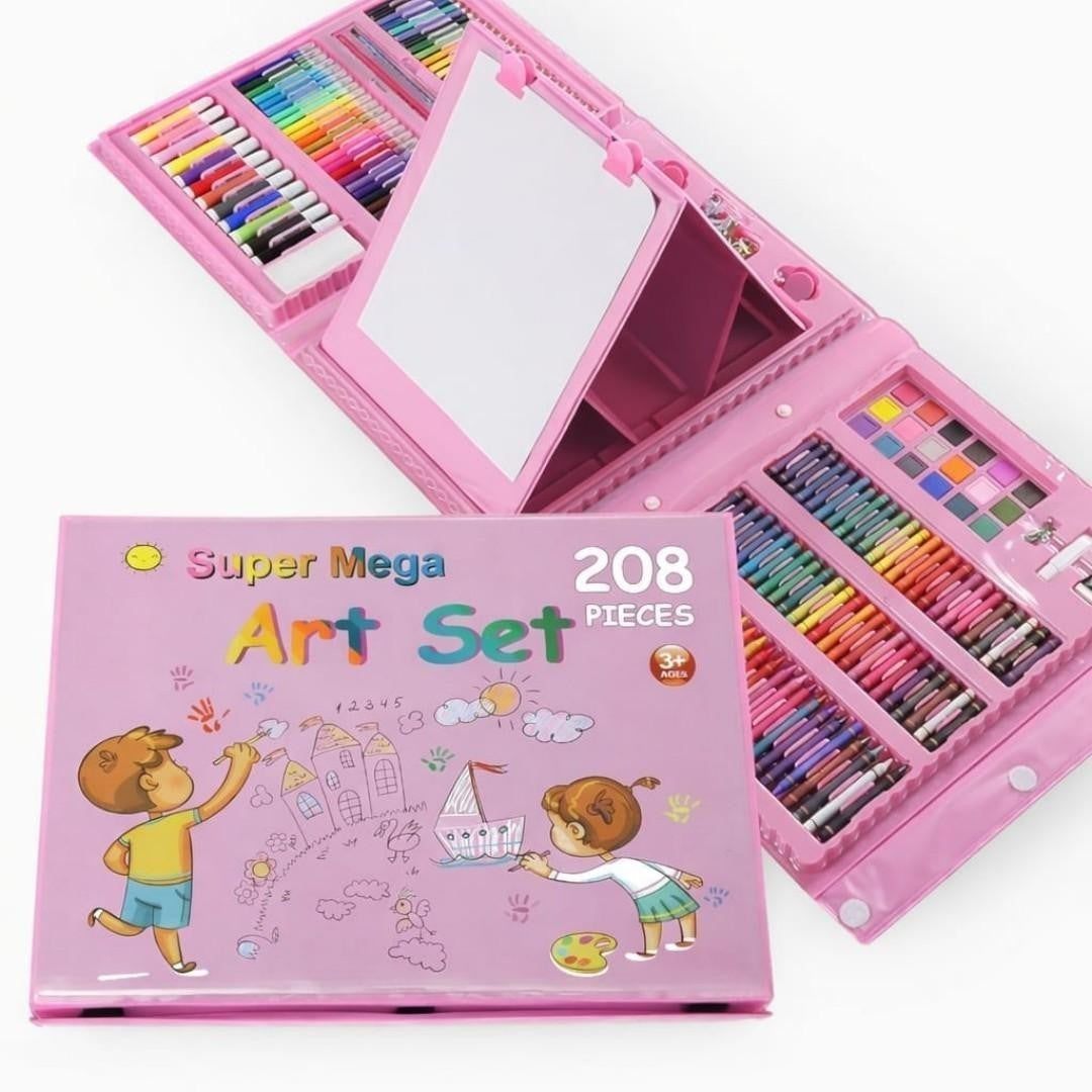 SET ARTE 208PCS ROSADO