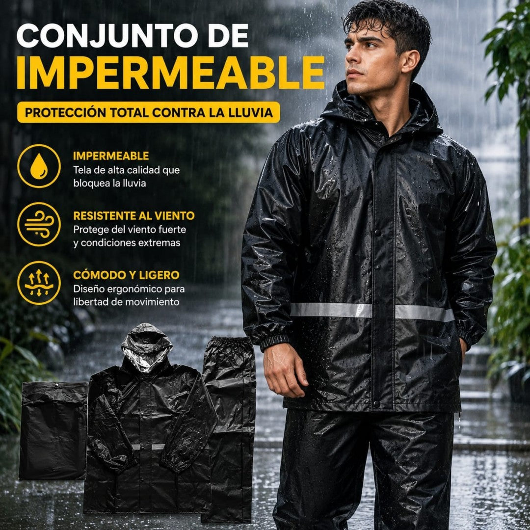 JUEGO CAPA MOTO NEGRO GDE