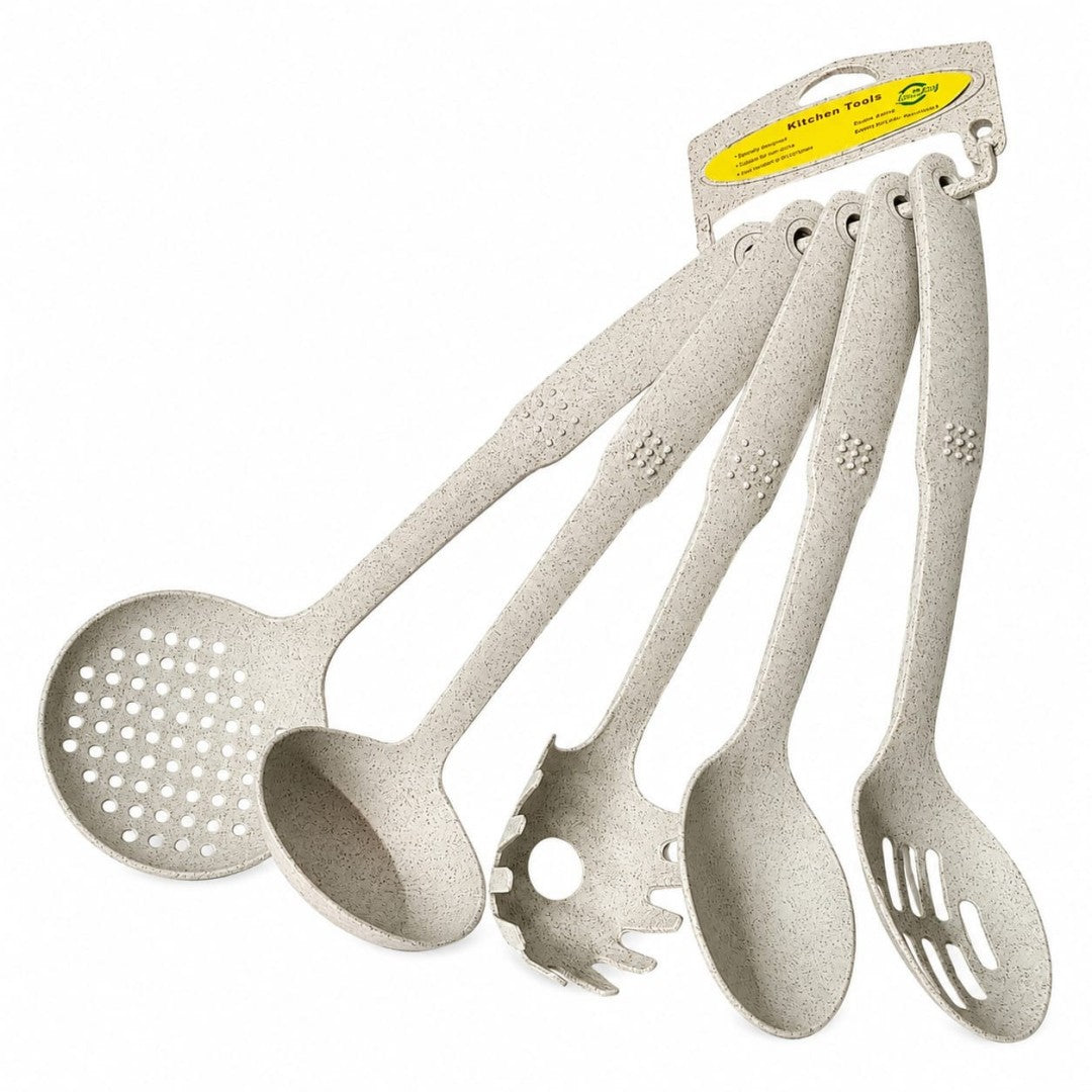 JUEGO DE ESPATULA CUCHARA COCINA 5PCS JH-17