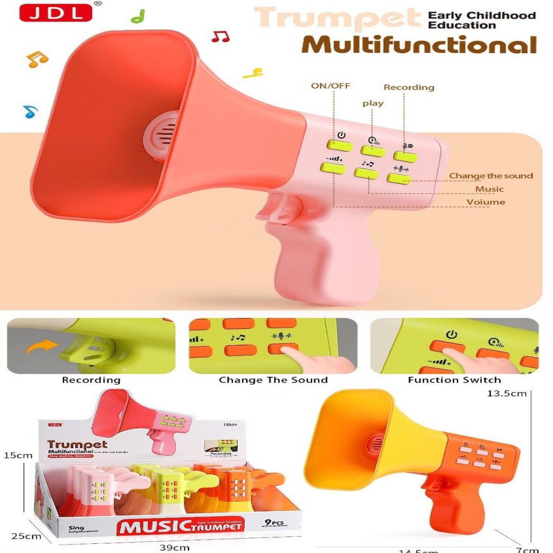 MEGAFONO UNFANTIL MULTIFUNCIONAL 8026-1B