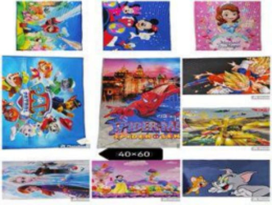 Alfombra estampada de 40 x 60 cm