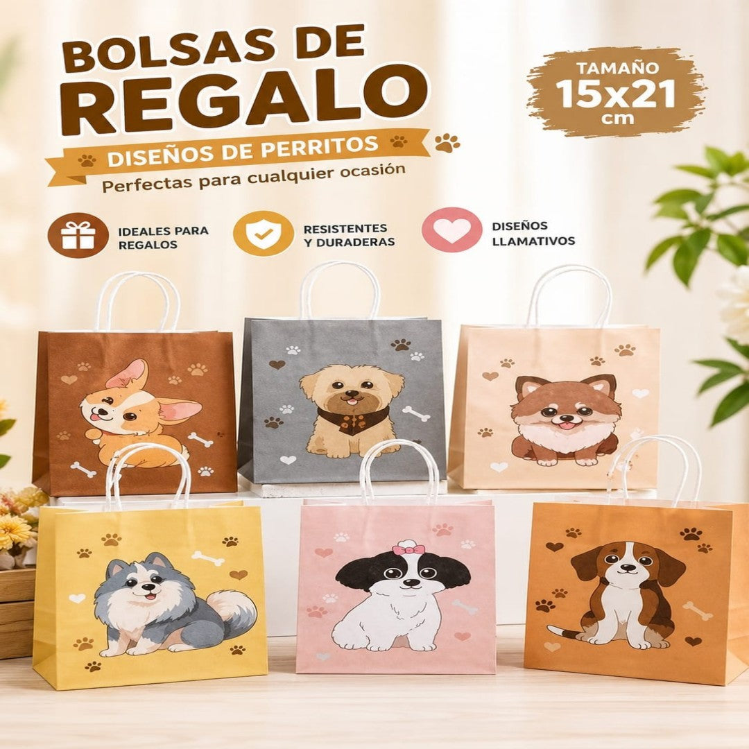 BOLSA REGALO PAPEL PERSONAJE 15*21