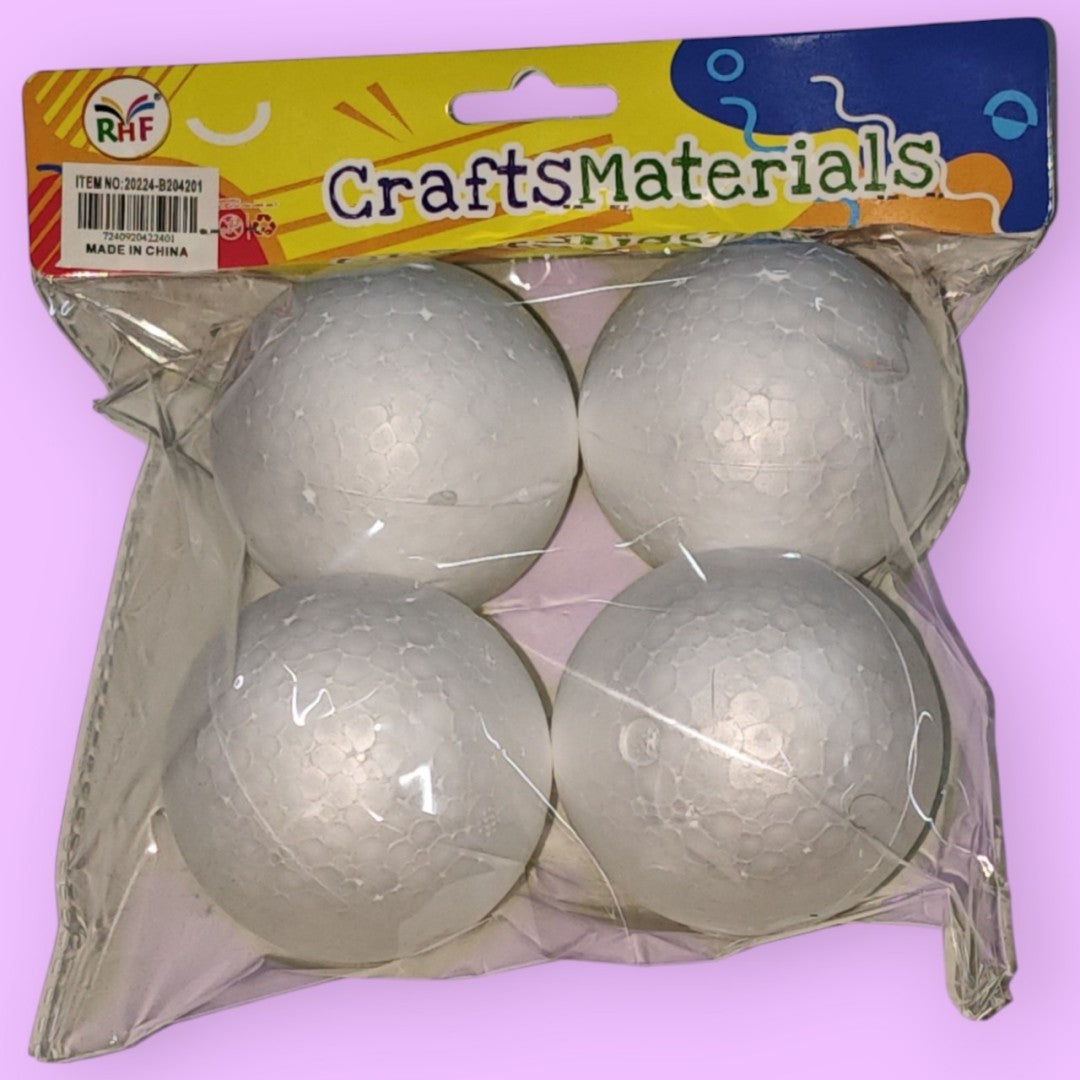 BOLA BLANCO FON 7CM 4PCS