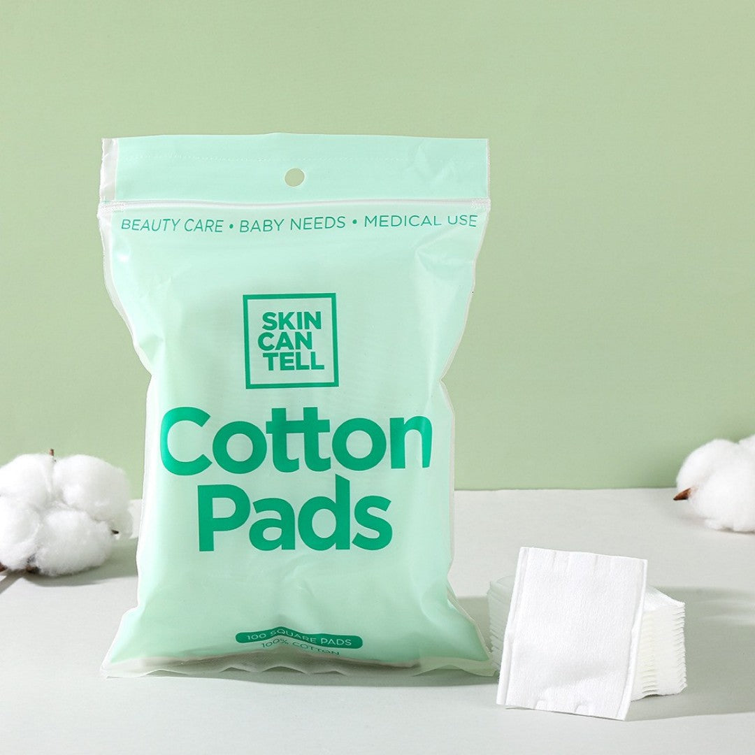 ALGODON CUADRADO BOLSA 100PCS