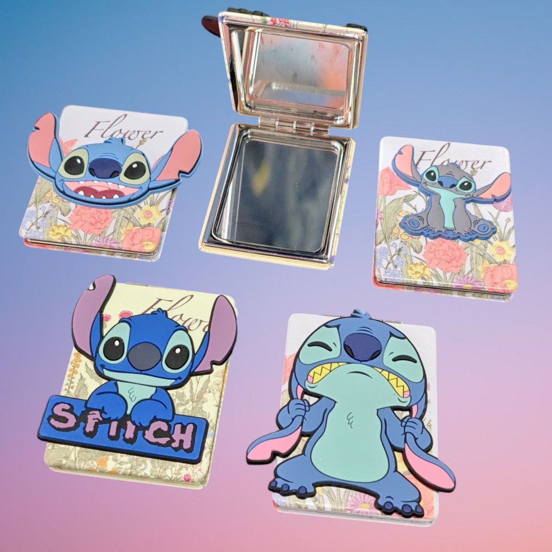 ESPEJO MANO STITCH PU