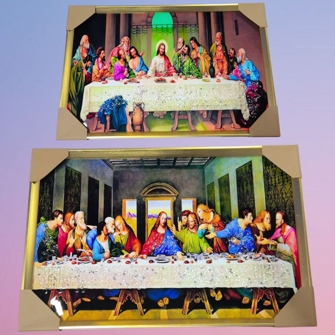 CUADRO CON DIAMANTE 40*60 ULTIMA CENA