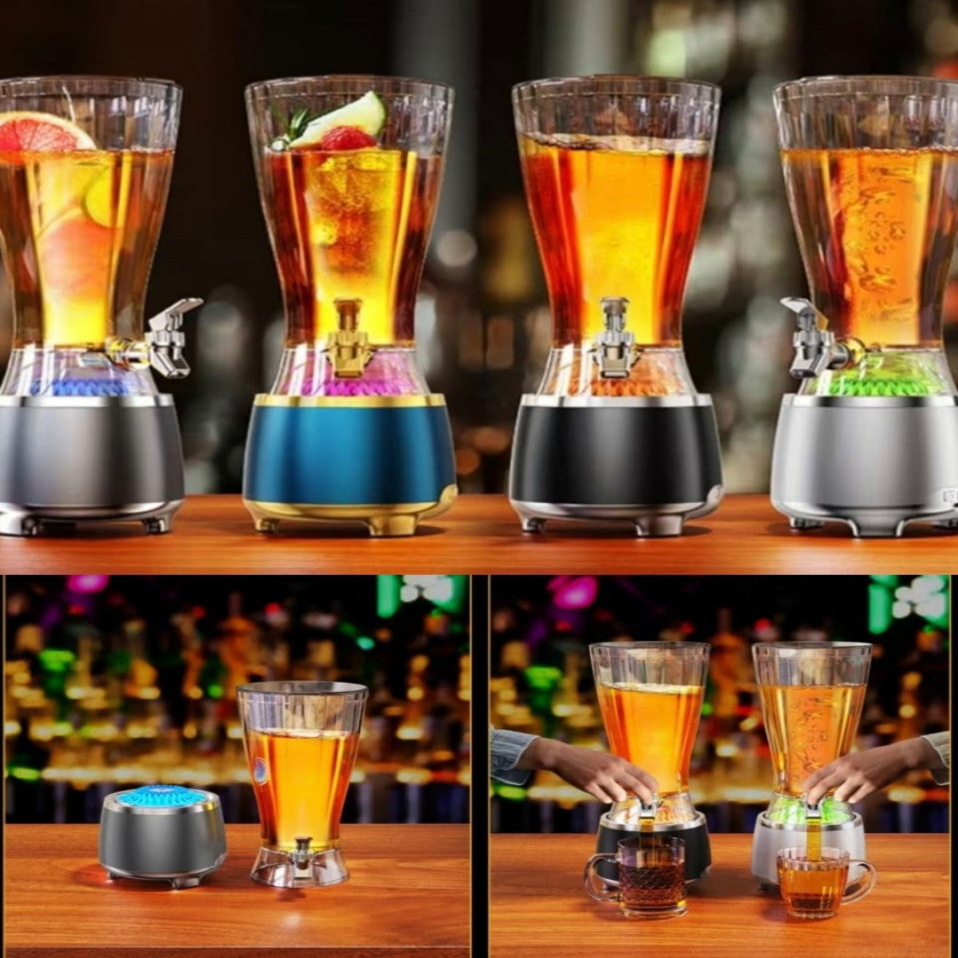 TORRE DE CERVEZA CON PARLANTE LED DJ-598