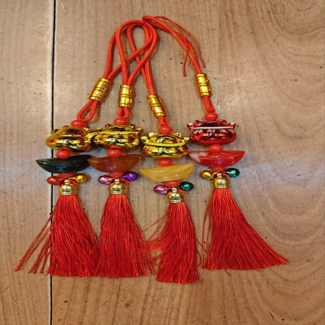 COLGANTE CHINO BUENA SUERTE GATO 25CM