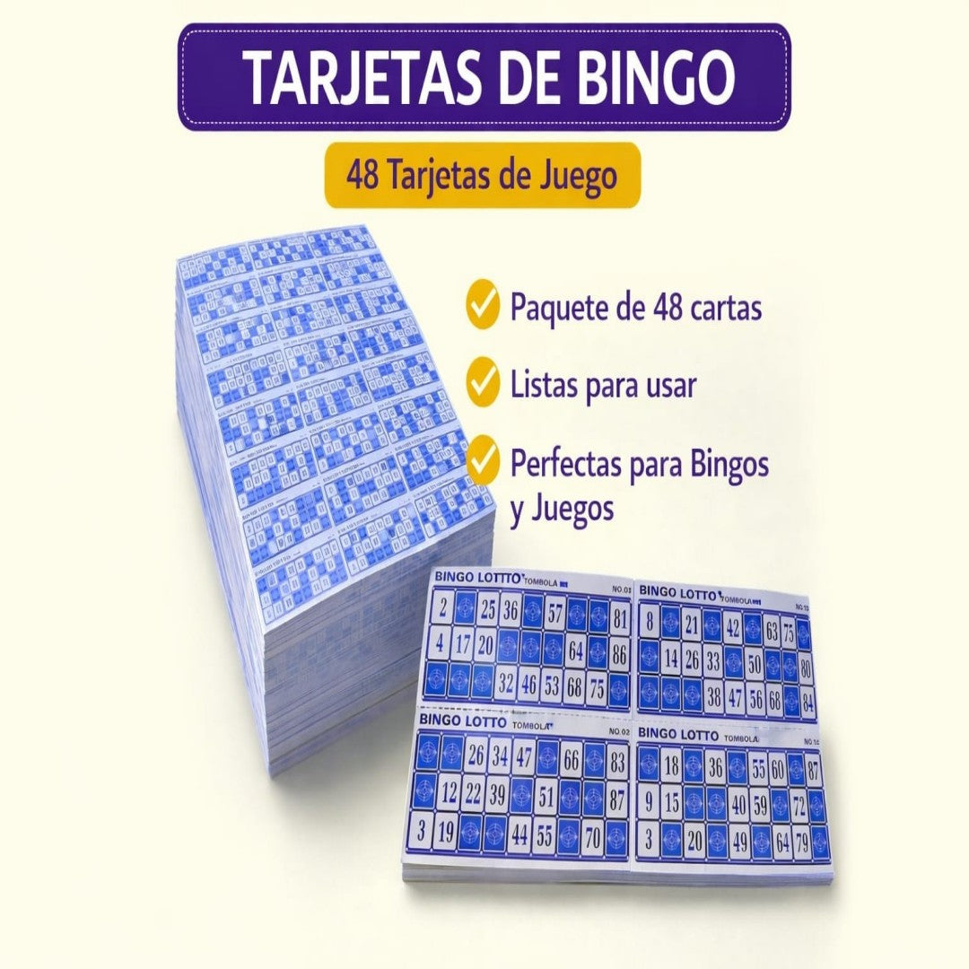 CARTA DE BINGO 48CARTA