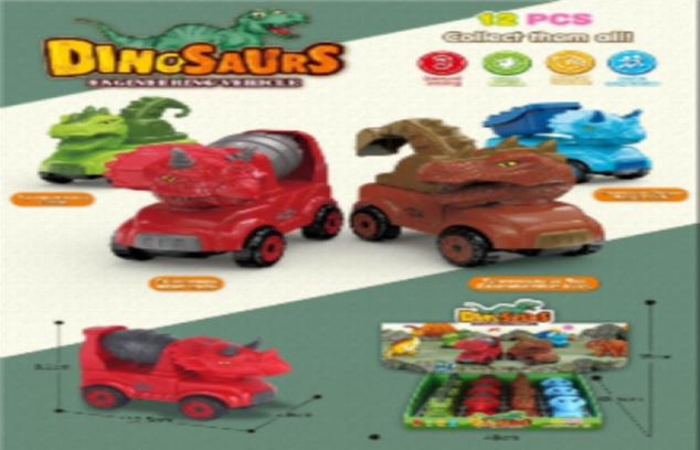 CARRITO DINOSAURIO 6803