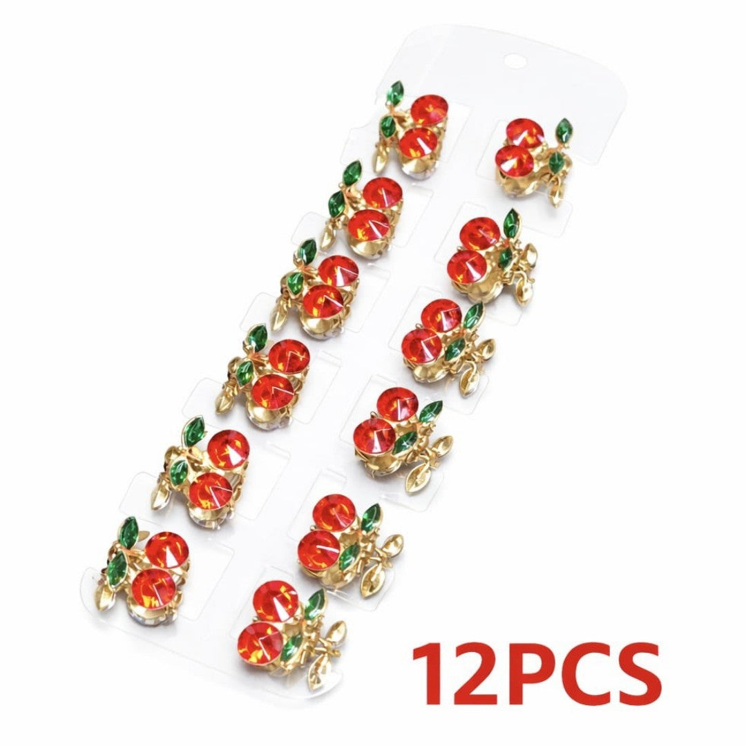 PRENSA PARA CABELLO CHERY PEQ 12PCS