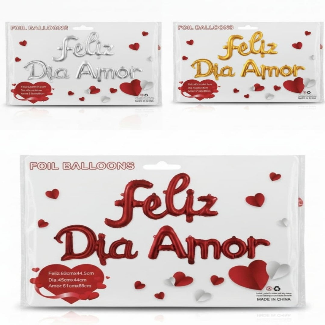 GLOBO FELIZ DIA AMOR