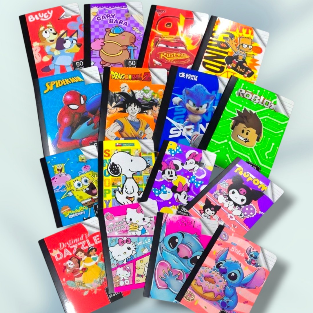 CUADERNO COSIDO A5 100HOJA