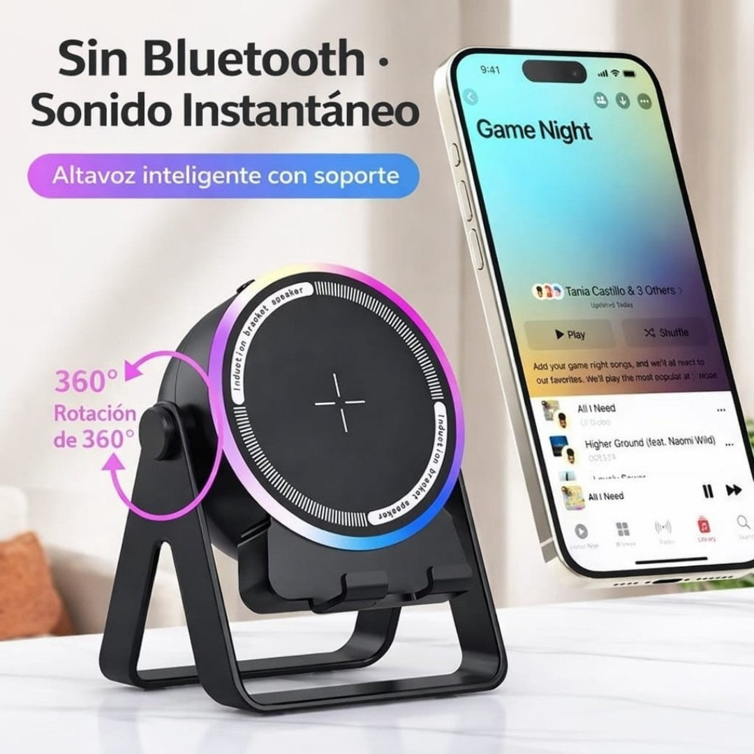 PARLANTE BLUETOOTH CON SOPORTE ZF18