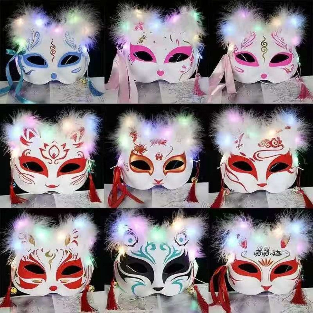MASCARA GATO CON LUZ