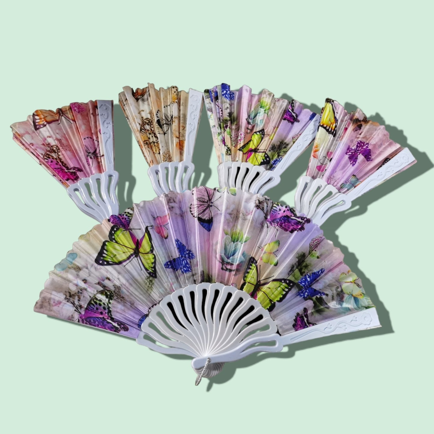 ABANICO MANO MARIPOSA